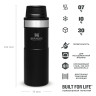Термокружка Stanley Classic Trigger Action One Hand 2.0, 0,47 л, черная (10-06439-031)
